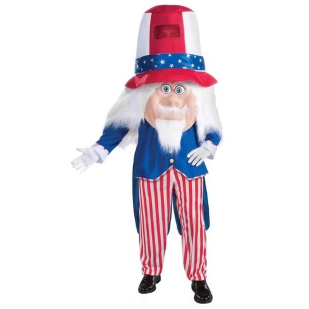Uncle Sam Parade Pleaser Oversized Mascot Costume-Halloween